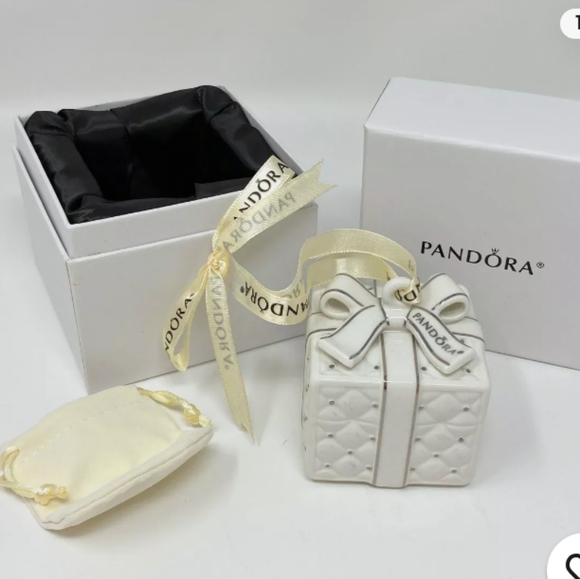 Pandora Other - New Porcelain Pandora Gift 🎁 Box Christmas 🎄 Ornament 2016.